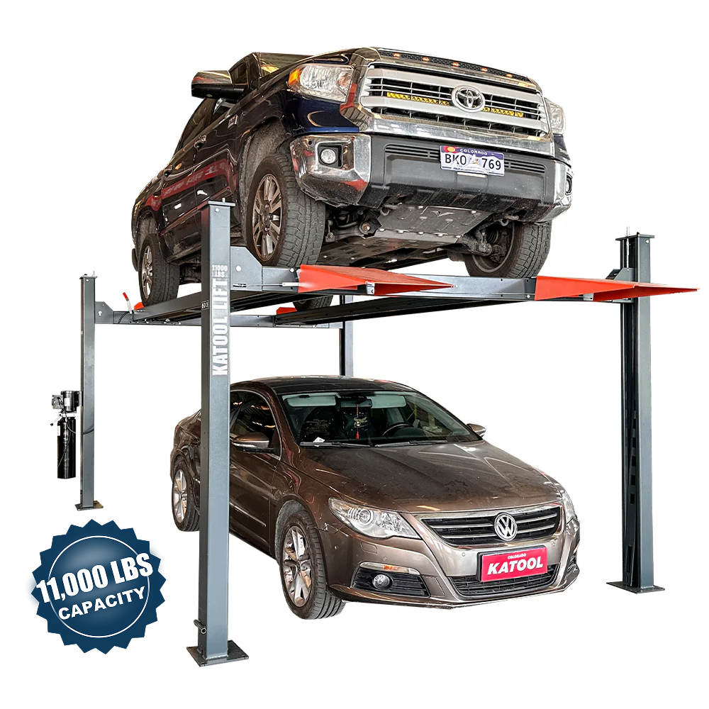 Katool KT-4H110 4-Post Vehicle Lift – 11,000 Lbs Capacity