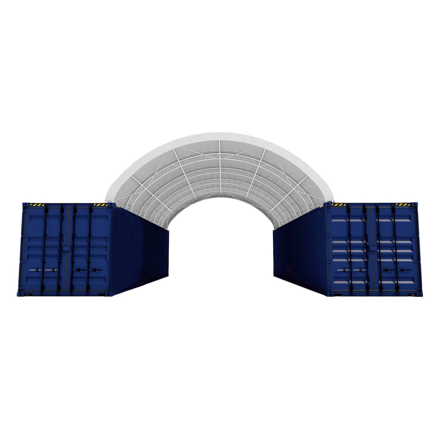 Fortified 20'x40' Double Truss Container Shelter