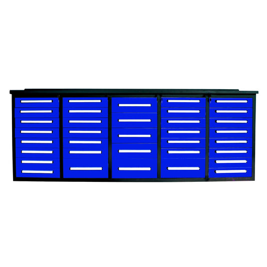 10ft Workbench Storage Cabinet with 35 Drawers