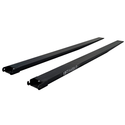 Greatbear 10ft Forklift Extensions 6” Wide Forks, 6600lbs Capacity (Pair)