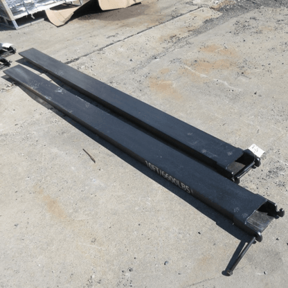 Greatbear 10ft Forklift Extensions 6” Wide Forks, 6600lbs Capacity (Pair)