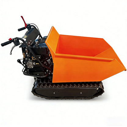 1100lbs Capacity 10HP Gas Powered Track Mini Dumper