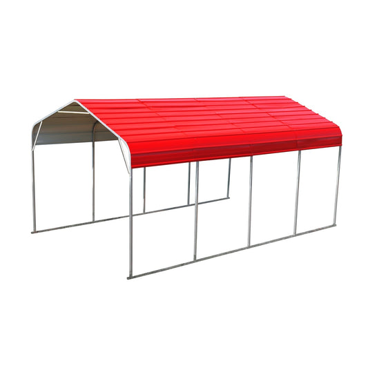 12x20 ft Heavy Duty Metal Garage Carport