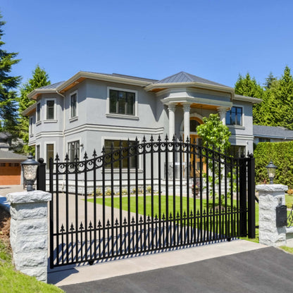 14x6 ft Steel Sliding Driveway Gate