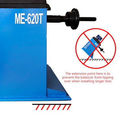 M&E 2.0HP Swing Arm Tire Changer Wheel Changer Machine Wheel Balancer Combo ME-T500 ME-B620