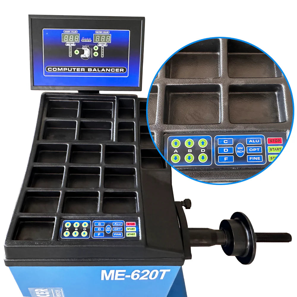 M&E 2.0HP Swing Arm Tire Changer Wheel Changer Machine Wheel Balancer Combo ME-T500 ME-B620