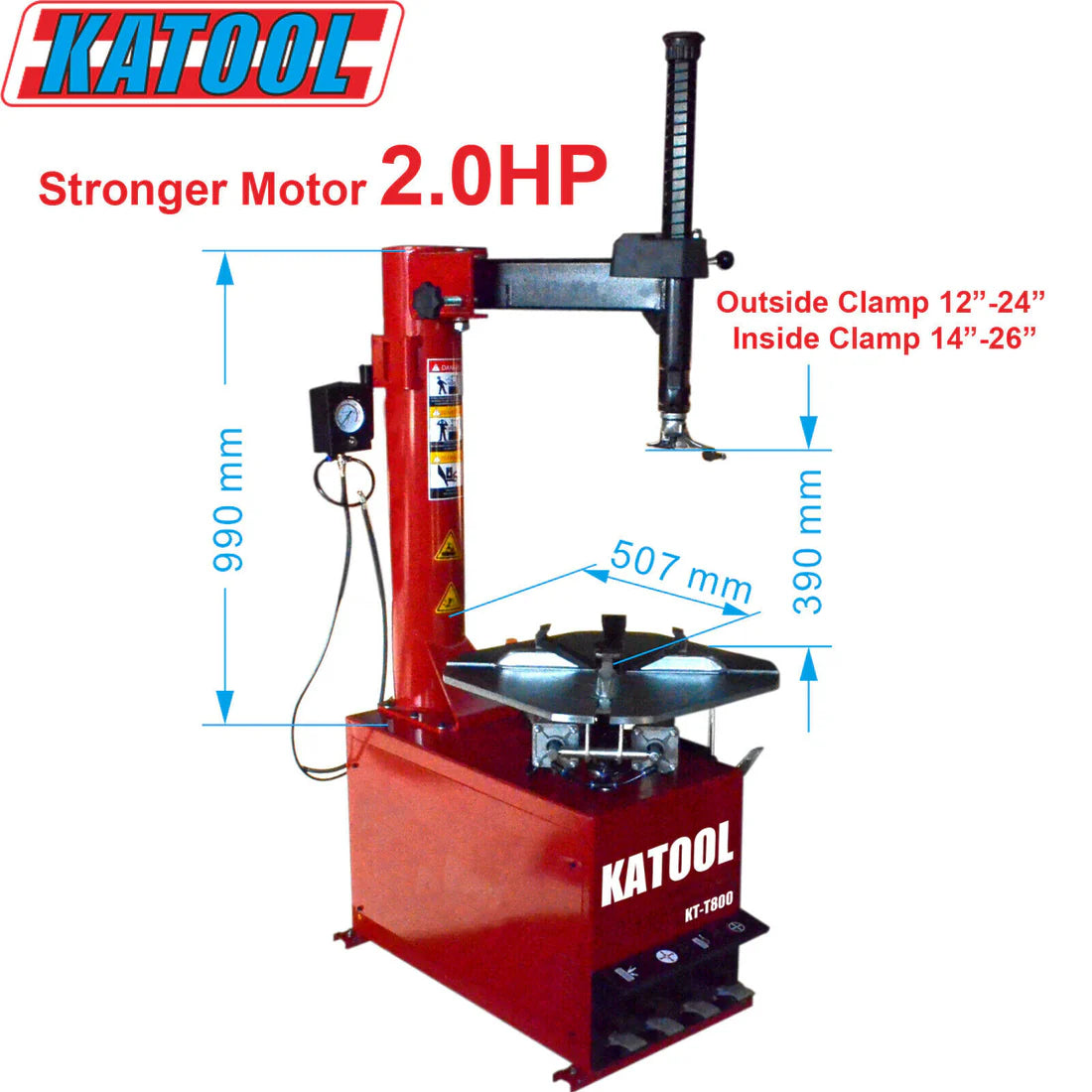 Katool Tire Changer KT-T800 & Wheel Balancer KT-B700