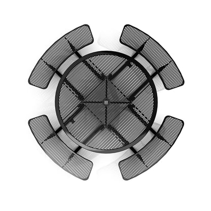 46" Round Picnic Table With Umbrella Hole