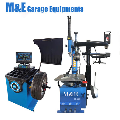 ME Combo 3:Tire Changer Machine ME555+ Wheel Balancer KT-ME650 Garage Equipment