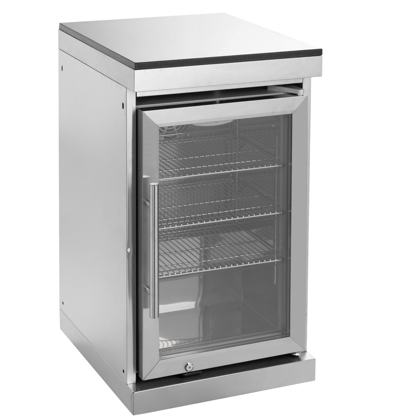 104" 4-Burner 72,000 BTU Silver Outdoor Kitchen Island Grill  with Storage Cabinets & Drawers
