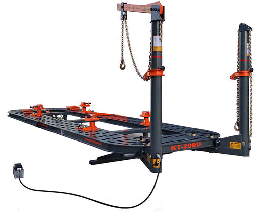 Katool 22 Feet 2 Towers Auto Body Frame Machine With Clamps, Hooks, Tools Cart