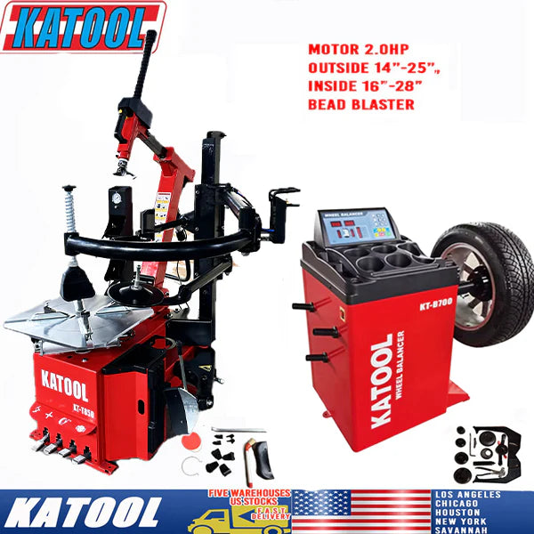 Katool Tire Changer KT-T850 & Wheel Balancer KT-B700