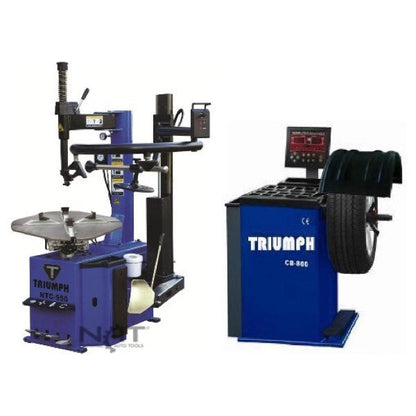 Triumph NTC-950-1 Tire Changer NTB-800 Wheel Balancer Combo