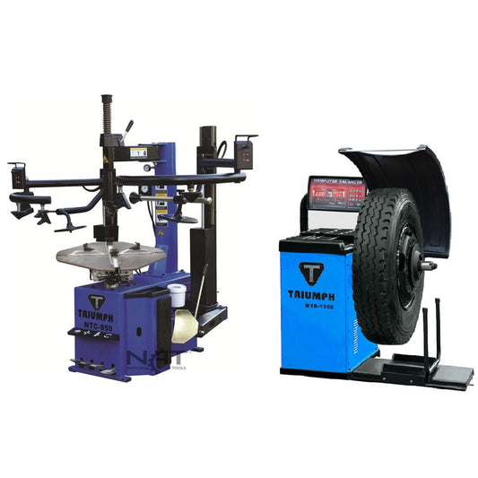 Triumph NTC-950-2 Tire Changer NTB-1200 Wheel Balancer Combo