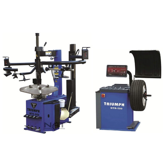 Triumph NTC-950-2 Tire Changer NTB-550 Wheel Balancer Combo