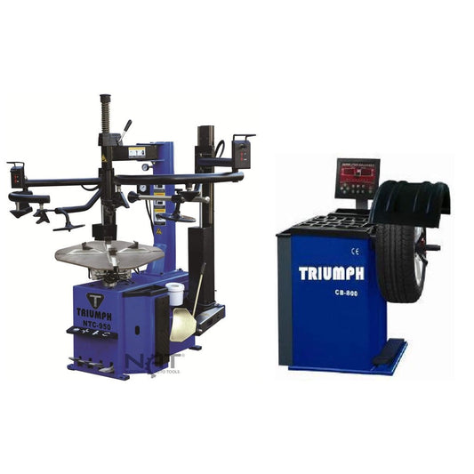 Triumph NTC-950-2 Tire Changer NTB-800 Wheel Balancer Combo