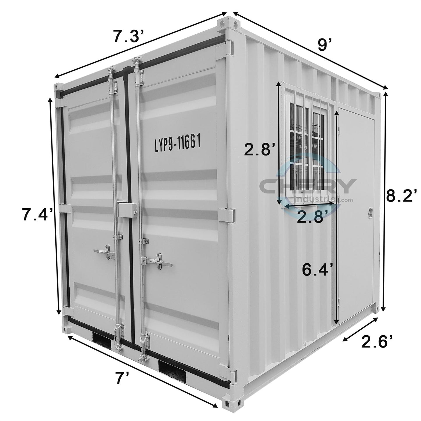 [AS-IS] 9ft Shipping Container