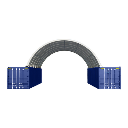 40'x40'x13' Shipping Container Canopy Shelter