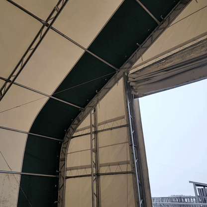W30'xL40'xH20' Double Truss Storage Shelter
