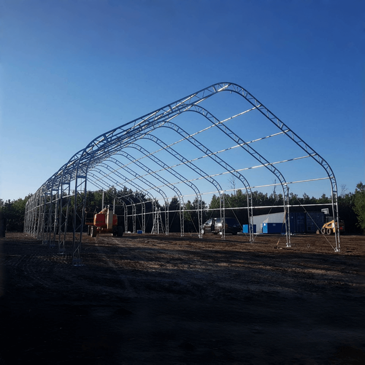 W30'xL40'xH20' Double Truss Storage Shelter