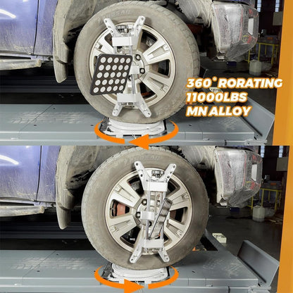 Katool Truck Wheel Alignment Turn Plates – Front-End Alignment Tool for 4-Post Lift & Alignment Machines | Fits Various Tire Sizes
