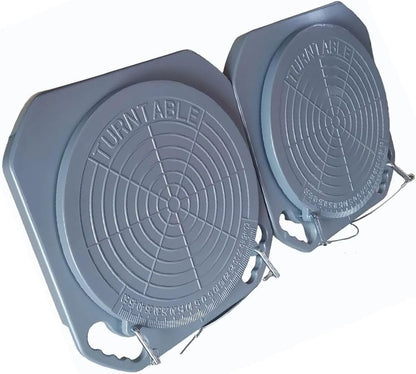 Katool Truck Wheel Alignment Turn Plates – Front-End Alignment Tool for 4-Post Lift & Alignment Machines | Fits Various Tire Sizes