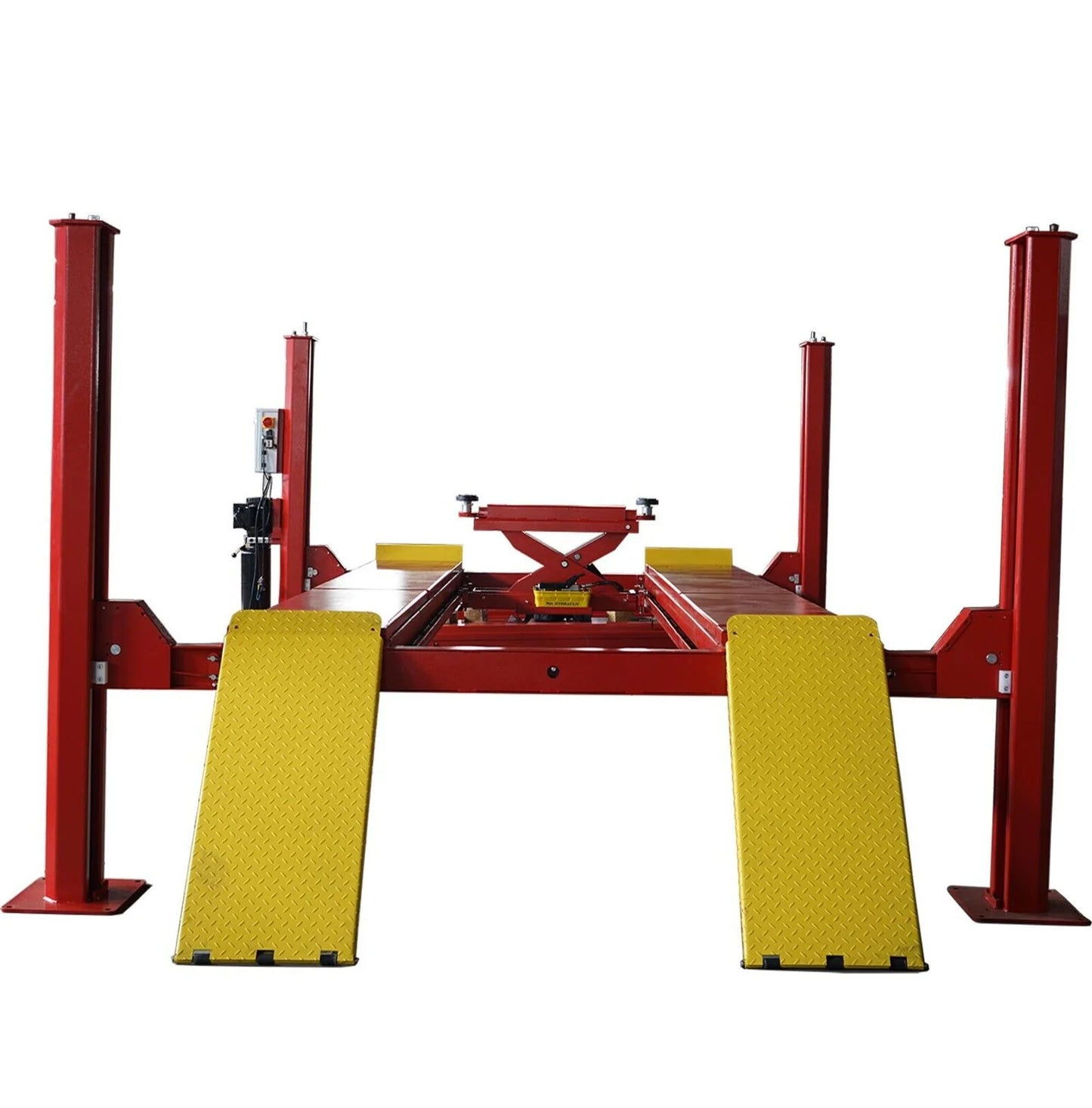 Katool KT-4H150 Heavy Duty 4-Post Alignment Lift 15,000lbs. Rolling Jack Included