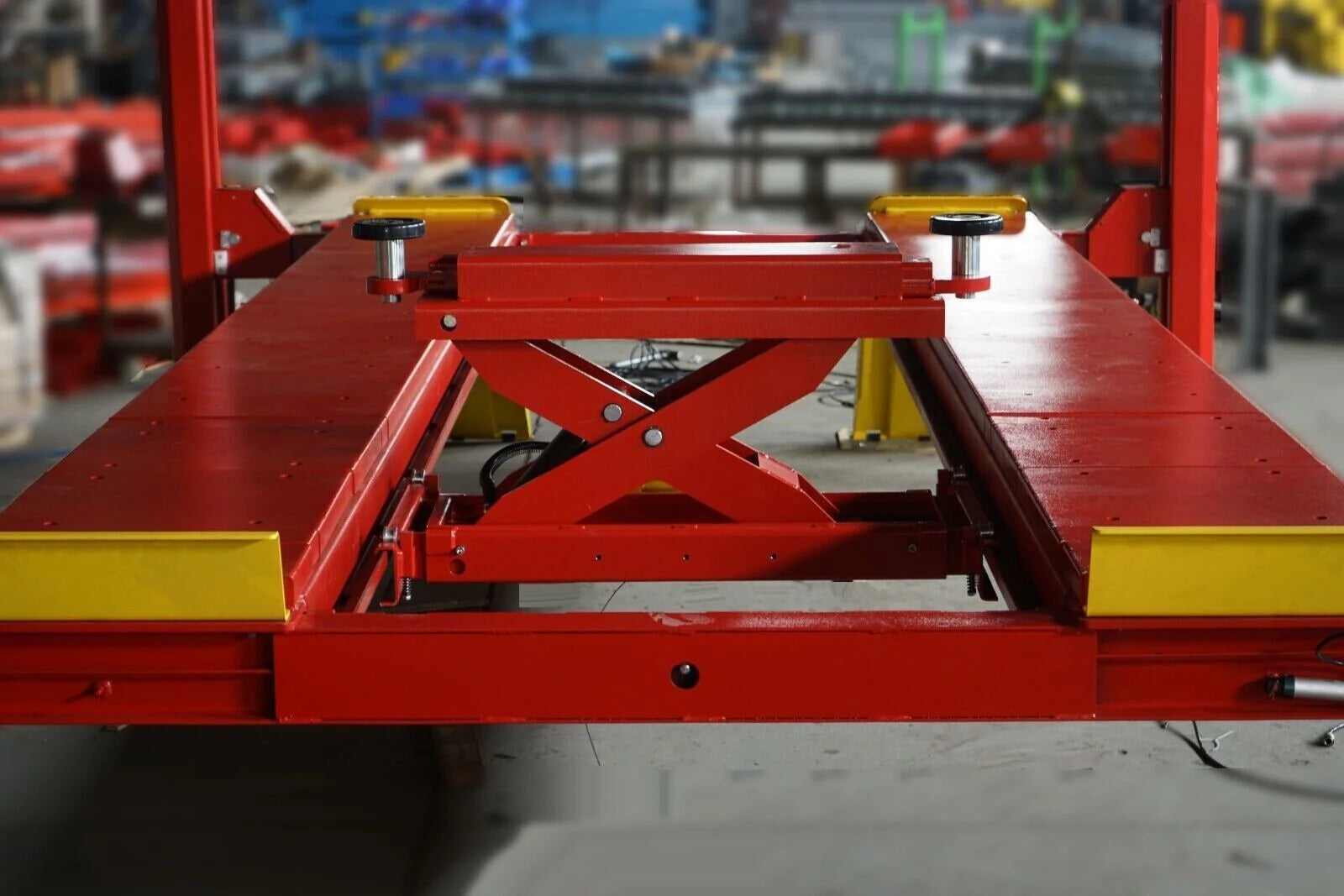 Katool KT-4H150 Heavy Duty 4-Post Alignment Lift 15,000lbs. Rolling Ja ...