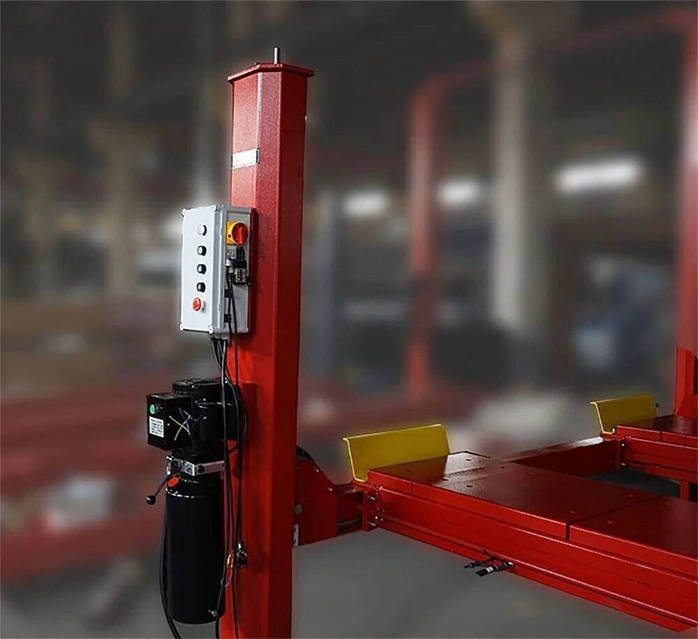 Katool KT-4H150 Heavy Duty 4-Post Alignment Lift 15,000lbs. Rolling Ja ...