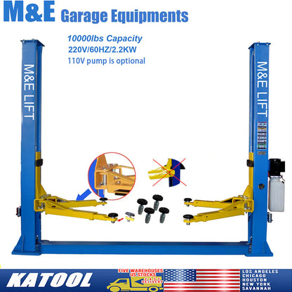 Katool KT-H105 Two-Post Vehicle Lift – Built for Power, Precision, and Reliability