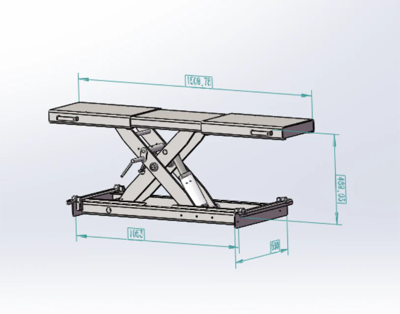 Katool KT-RJ50 Rolling Jack 5000 lbs. Lifting Capacity (Fits KT-4H110 lift and the KT-4H850)