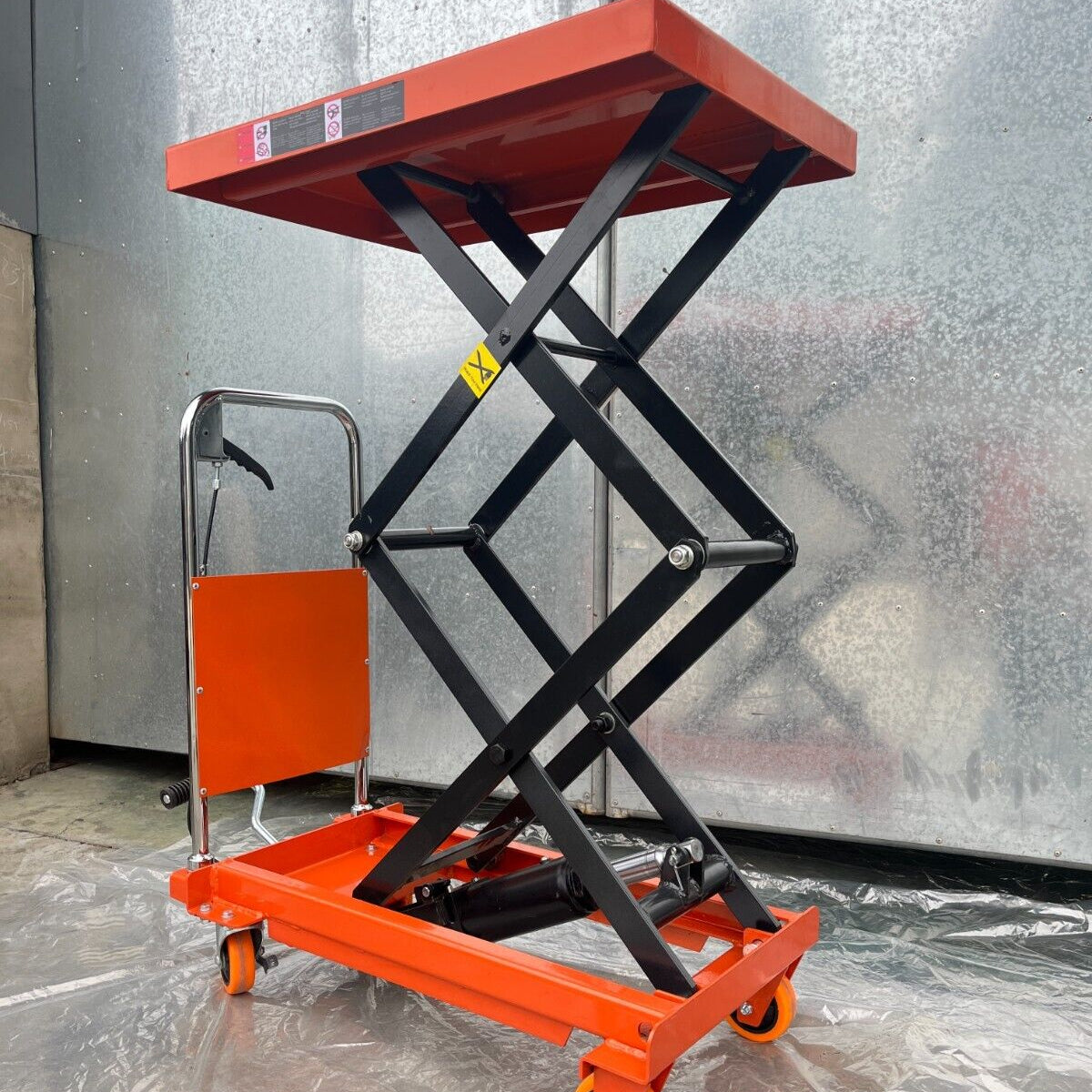 Katool Hydraulic Lift Table Cart 330 lbs Manual Scissor Lift Table