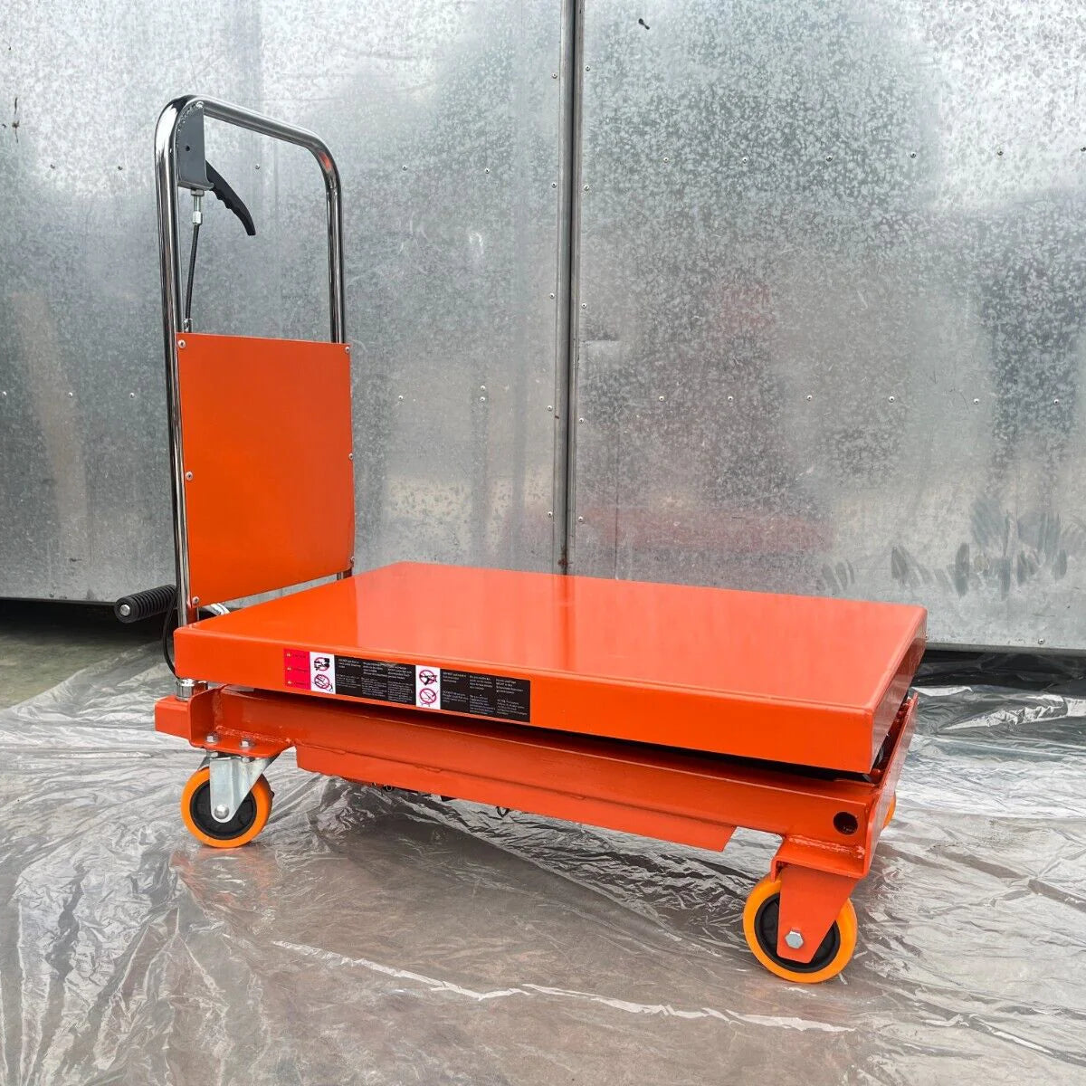 Katool Hydraulic Lift Table Cart 330 lbs Manual Scissor Lift Table