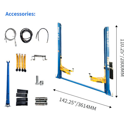 Katool ME-H1000 Two Post Vehicle Lift 10,000 lbs