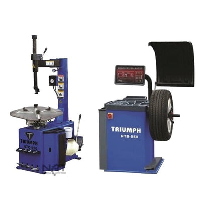 Triumph NTC-950 Tire Changer NTB-550 Wheel Balancer Combo