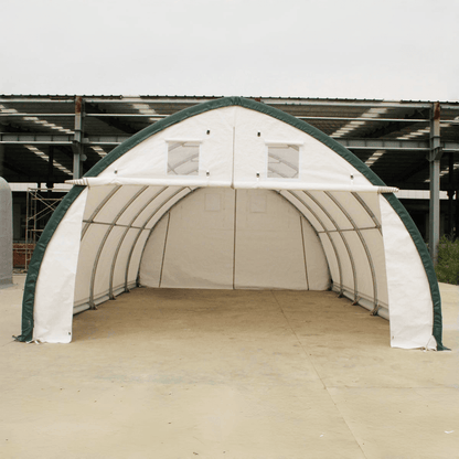 W20'xL30'xH12' Single Truss Arch Storage Shelter