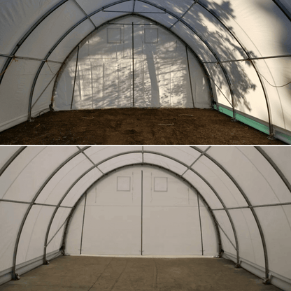 W20'xL30'xH12' Single Truss Arch Storage Shelter