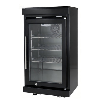 Black Single Door Fridge Cabinet Outdoor Kitchen Islands