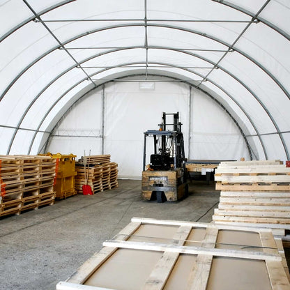 W30'xL85'xH15' Single Truss Arch Storage Shelter