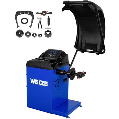 Weize Tire Changer Wheel Changer Machine Wheel Balancer Balancing Machine Combo