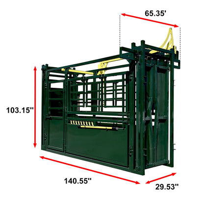 Cattle Work Chute Manual Headgate
