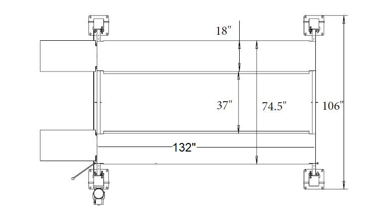 The Triumph Classic 8,000 LB Short-Length Car Lift