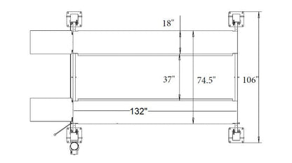 The Triumph Classic 8,000 LB Short-Length Car Lift