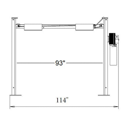 The Triumph Classic 8,000 LB Short-Length Car Lift