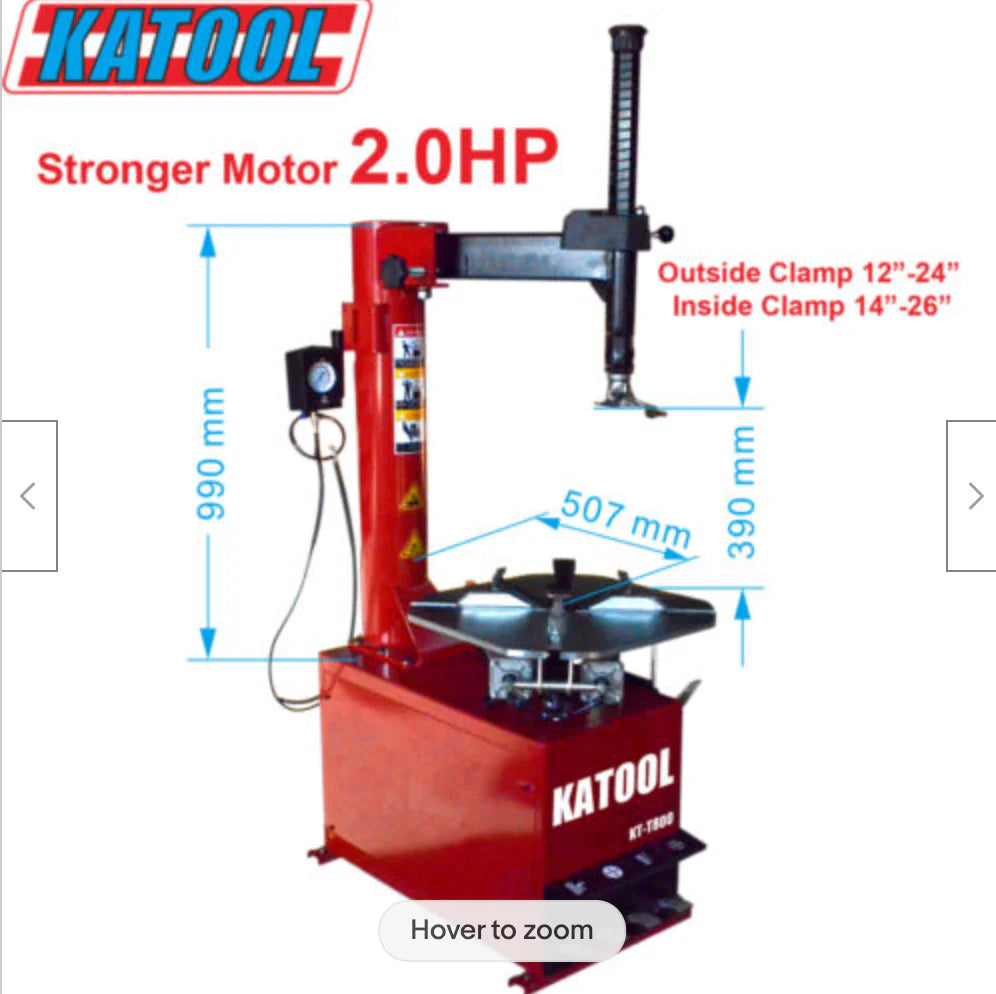 KT-T800 Wheel Clamp Tire Changer Machine