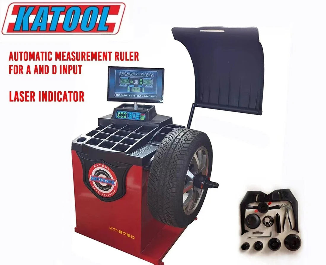 Katool automatic hydraulic tire changer AK-T900 wheel balancer KT-B750 combo leverless center 30