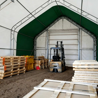 W40'xL64'xH23' Double Truss Storage Shelter