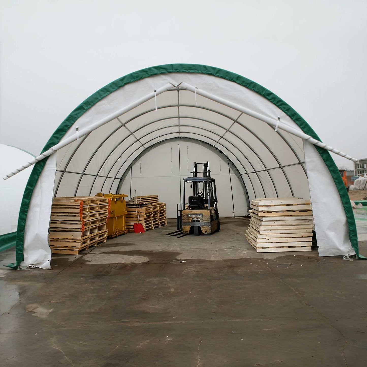 W20'xL30'xH12' Single Truss Arch Storage Shelter