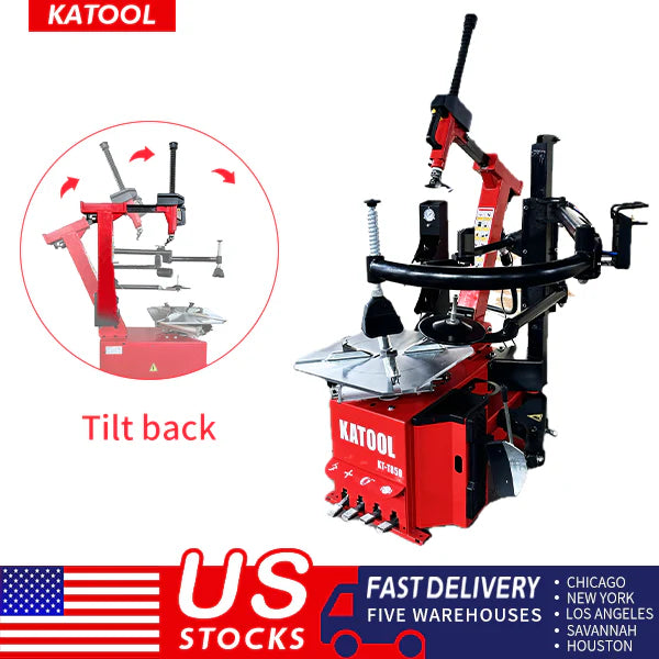 KT-T850 Tilt-Arm Wheel Clamp Tire Changer Machine