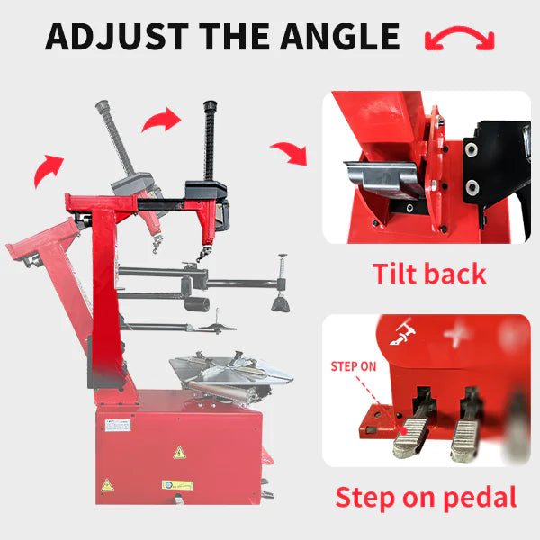 KT-T850 Tilt-Arm Wheel Clamp Tire Changer Machine